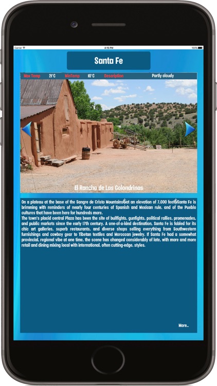 Santa Fe USA, Tourist Attractions around the City