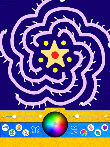 KaleidoDraw — a kaleidoscope drawing pad screenshot 2