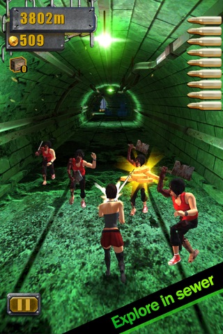 3D City Run Hot-The most classic girl zombie game! screenshot 3