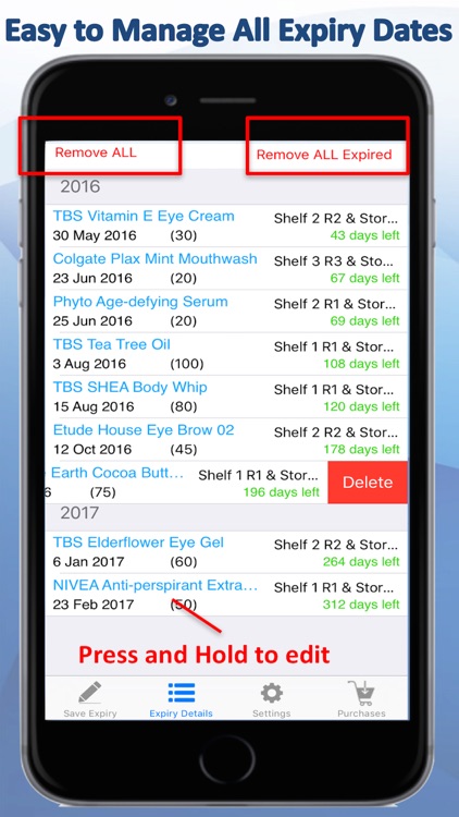 Expiry Alert Biz - Keep track of expiration dates screenshot-3