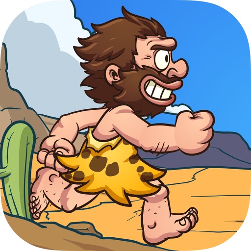 Caveman Run and Jump - Endless Running And Jumping iOS App