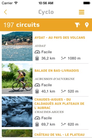 Auvergne Vélo screenshot 3