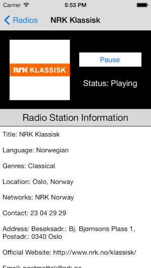 Norway Radio Live Player (Norge / Noreg / Norsk)(圖4)-速報App