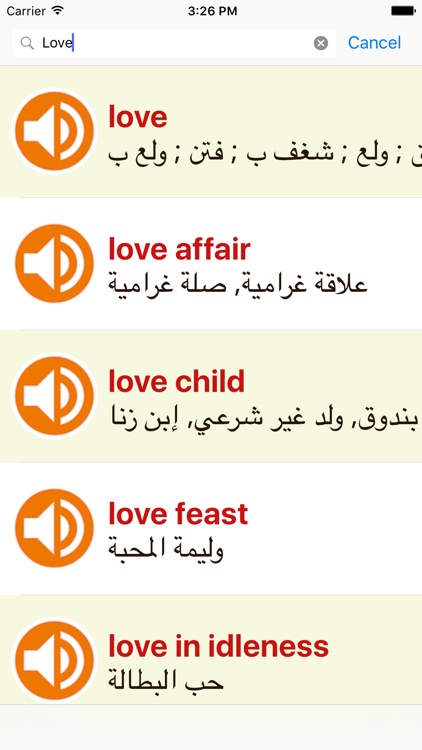 English Arabic Dictionary Offline Free For IPad screenshot-3