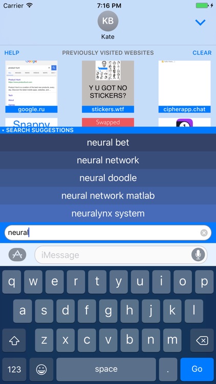Snappy Browser - send links and quotes