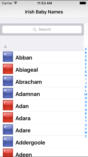 Baby Names - Irish(圖1)-速報App