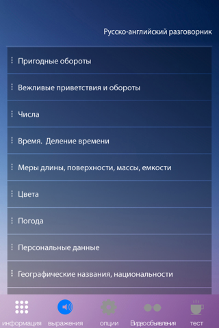 Aнглийский разговорник -изучение aнглийскoго языка screenshot 2