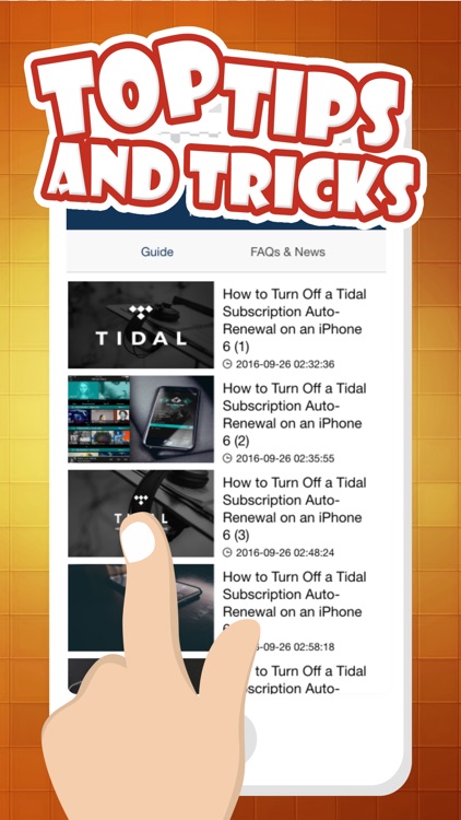 Guide for Tidal Edition
