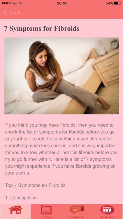 Symptoms Of Fibroids