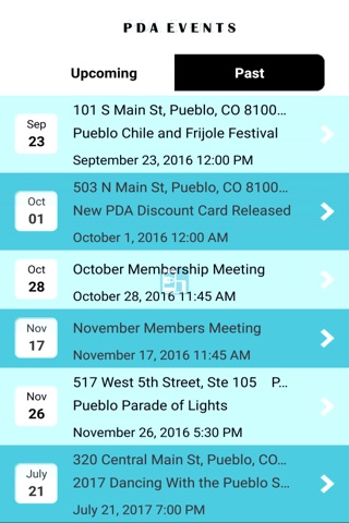 Pueblo Downtown Discount Card. screenshot 4