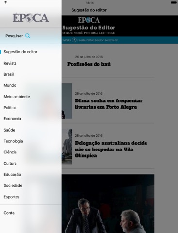 Revista Época screenshot 2