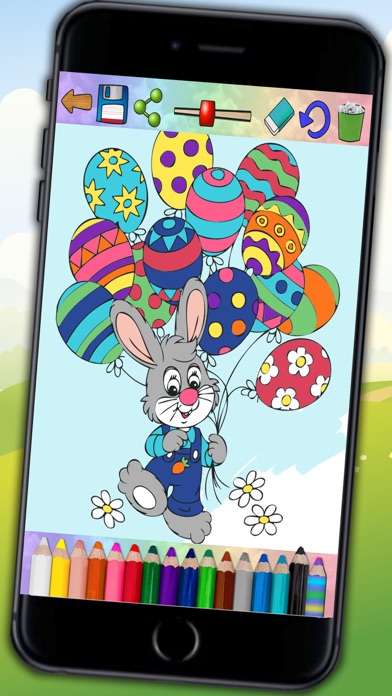 Paint the Easter egg – decorate and color bunnies screenshot 3