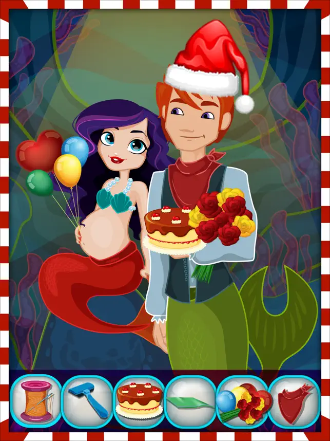 Imágen 1 la mamá de sirena recién nacido bebé navidad diver iphone