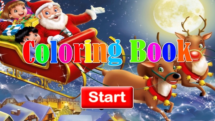 Santa Claus Christmas coloring book! For kids screenshot-3