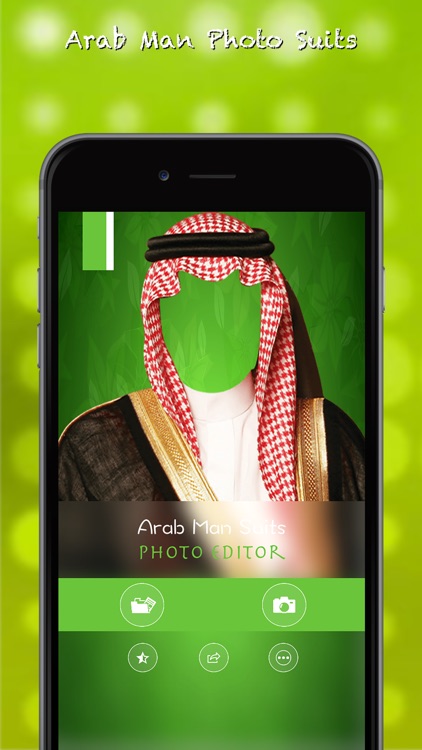 Arab Man Suits Photo Montage