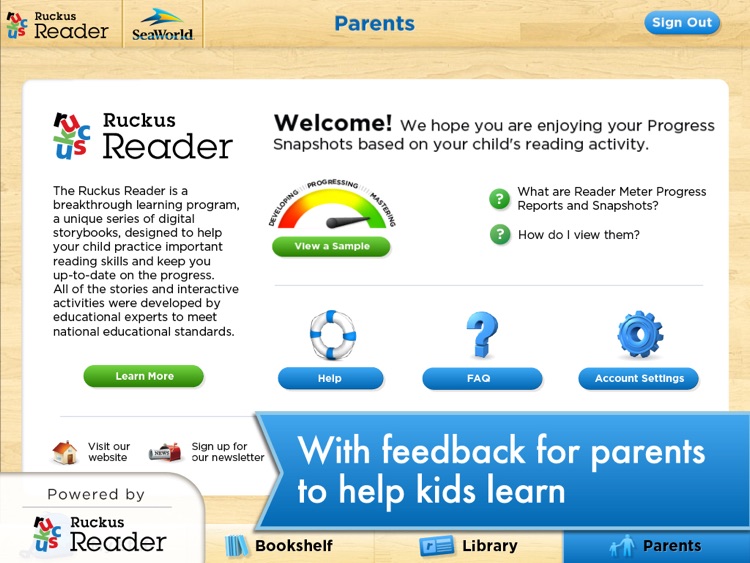 SeaWorld: Ruckus Reader screenshot-3