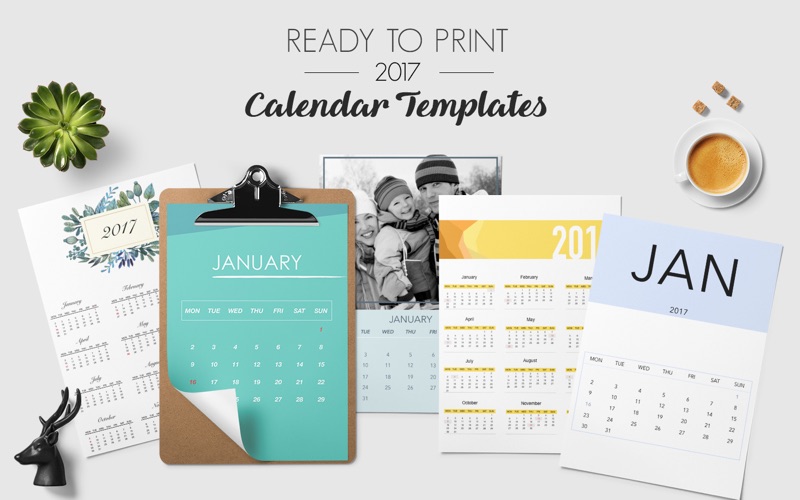 Calendars 2017 - Make Custom Calendars thumbnail 1