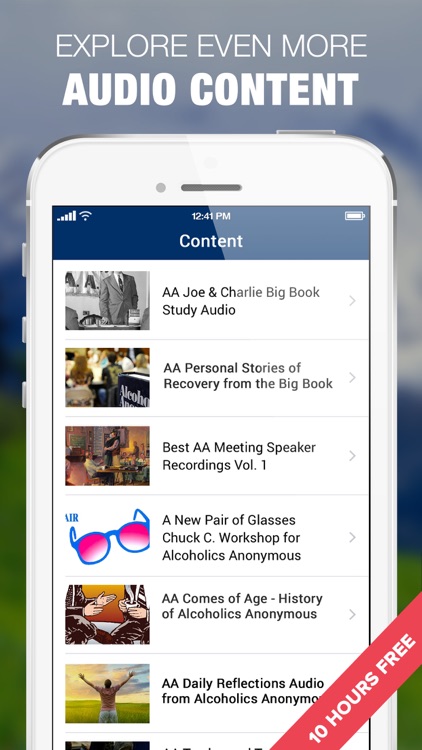 AA Big Book Audio from Alcoholics Anonymous Sober screenshot-3