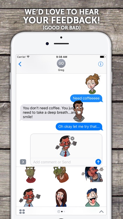 Everyday People - Stickers by Brad Smith