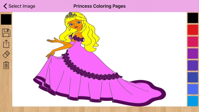 Princess Coloring Pages – Coloring book(圖4)-速報App