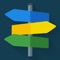 With SignPost you can pin your favourite locations around the world and always be able to see where they are and how far they are
