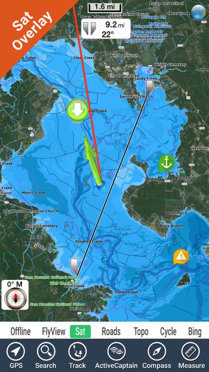 Waterproof Topo Map of Lake Livingston - With GPS Hotspots -- You can get  more details by clicking on the image. (This is an affi…