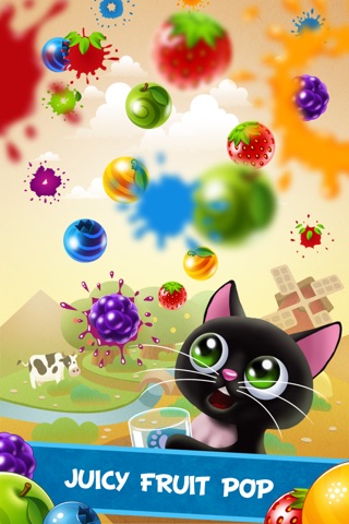 Fruity Cat Pop: bubble shooter screenshot 2