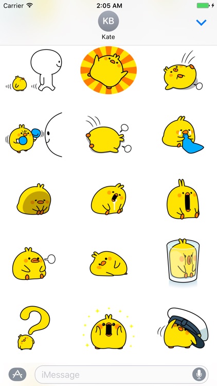 Plump Little Chick Stickers