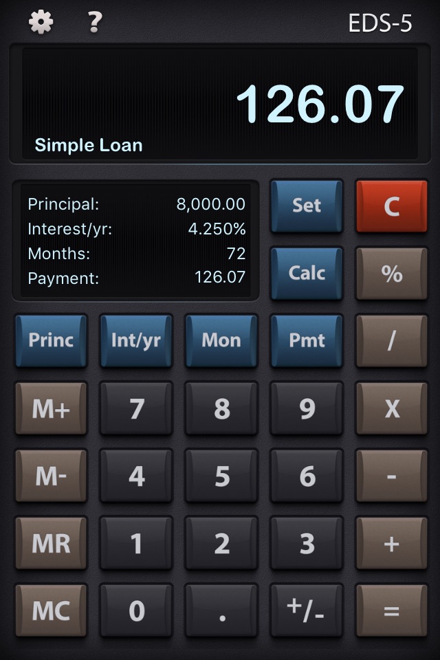 EDS-5 Multifunction Calculator screenshot 4