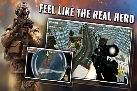 City Defence Shooter Hero - Hold your gun to shoot every possible royale terrorists. screenshot 3