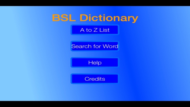 BSL Dictionary