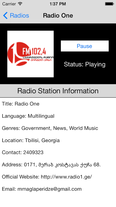 How to cancel & delete Georgia Radio Live (Georgian) from iphone & ipad 2