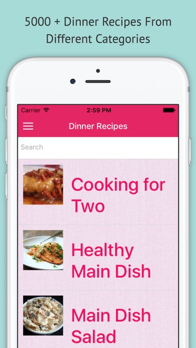 How to cancel & delete Dinner Recipes - Free Offline Recipes from iphone & ipad 1