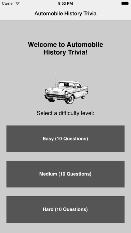 Automobile History Trivia