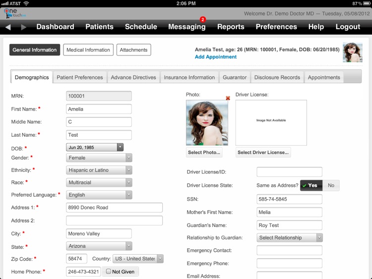 OneTouch EMR screenshot-4