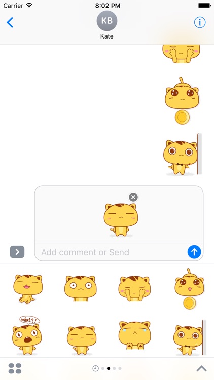 Big Face Cat - Animated Stickers And Emoticons