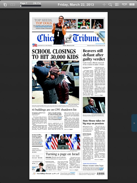 Chicago Tribune -- Digital Edition for iPad