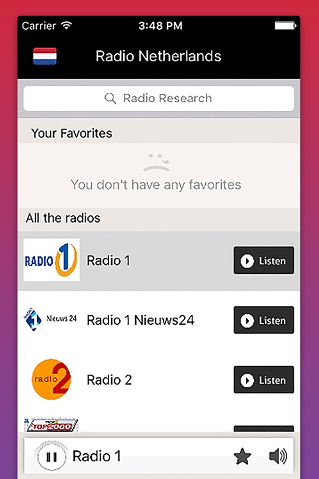 Radio Nederland - Radios NLD - Dutch music screenshot 2