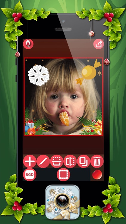 Christmas Photo Frames Edit.or with Xmas Sticker.s screenshot-4