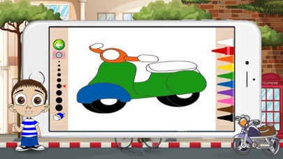 How to cancel & delete Motorcycle Coloring Book For Kids from iphone & ipad 3