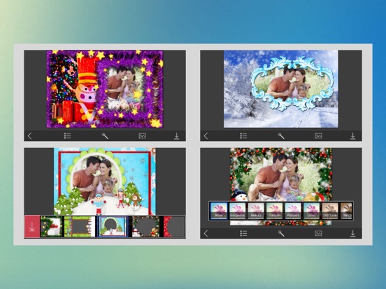 Santa Picture Frame - insta frames for photoのおすすめ画像1