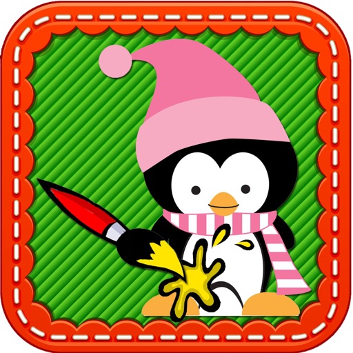 Colorings books Game Penguin Pets iOS App