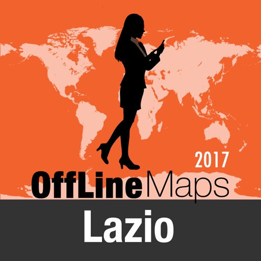 Lazio Offline Map and Travel Trip Guide icon