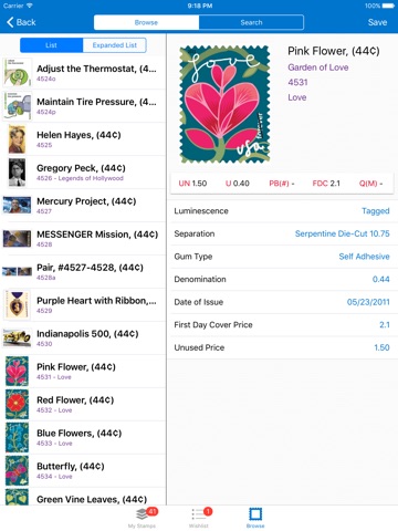 USPS StampApp for iPad screenshot 4