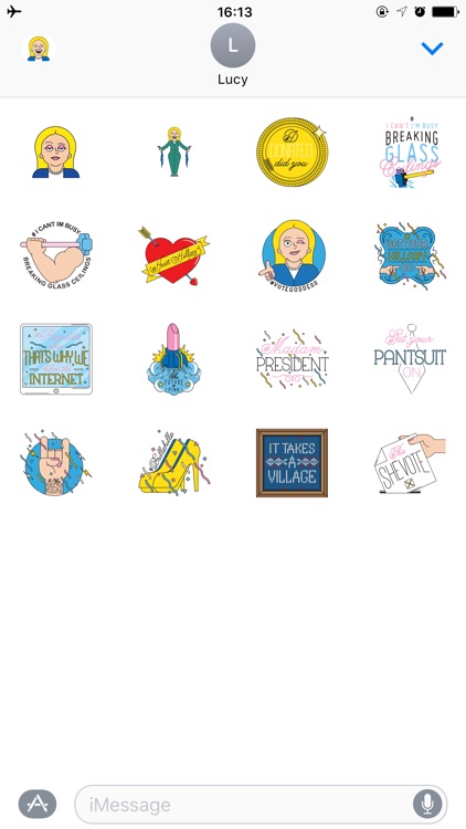 Hillary Clinton Emoji Sticker