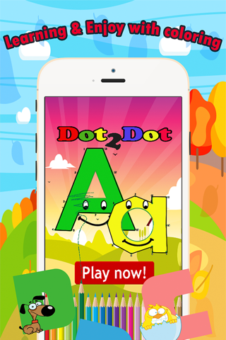 Clique para Instalar o App: "ABC Coloring Book Dot To Dot For Kids And Toddlers"