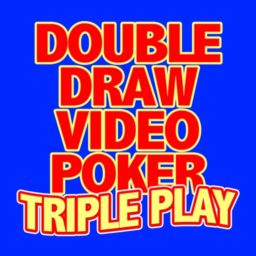Double Draw Video Poker Triple Play Icon