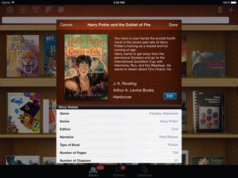 Books Manager Pro for iPad screenshot 3