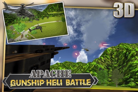 Apache Gunship Heli Battle 3D screenshot 3