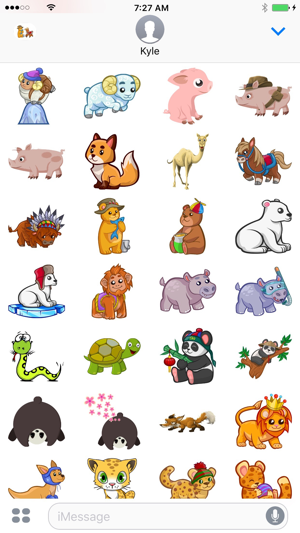 Zoo Cuties: 可爱的动物贴纸 for iMessage(圖3)-速報App